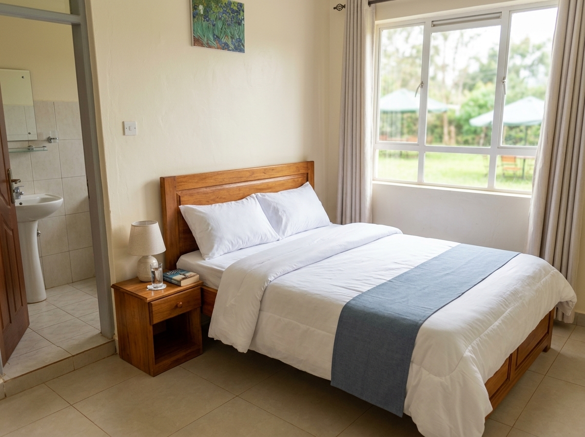 Comfortable en-suite room at NET Resort